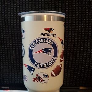 New England Patriots Cream Tumbler